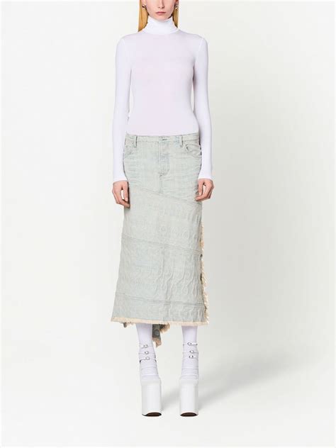 marc jacobs denim skirt.